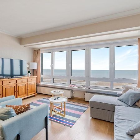 Zonnig Familie App Op Zeedijk Met Zeezicht Voor 6P Apartment Ostend Luaran gambar