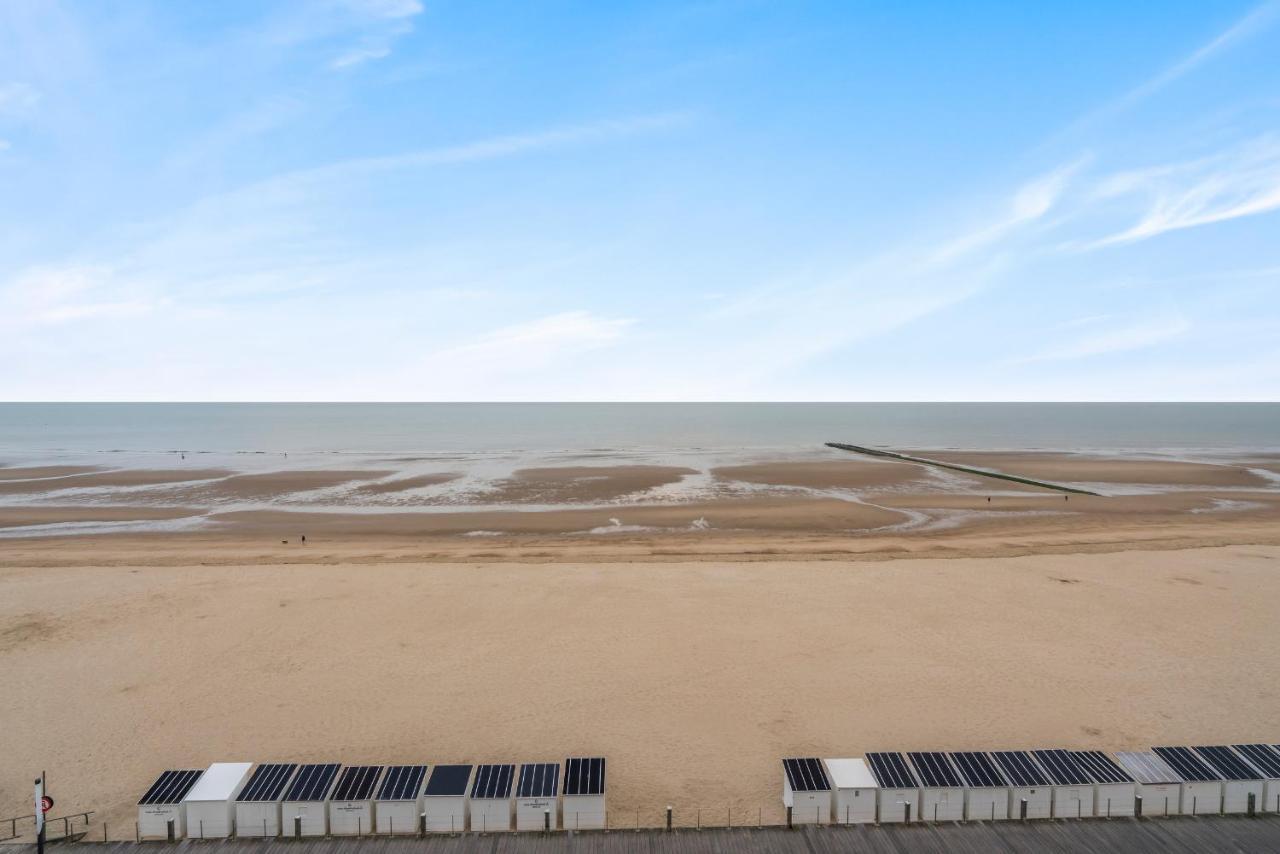 Zonnig Familie App Op Zeedijk Met Zeezicht Voor 6P Apartment Ostend Luaran gambar